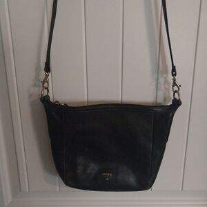 Vintage Leather Fossil Crossbosy